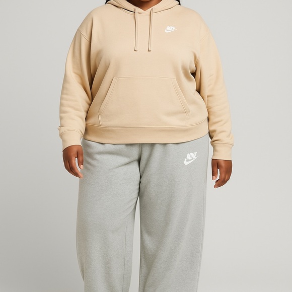 Nike Women’s Oversized Hoodie & Wide-Leg Sweatpants Set – Size 2X NWT - Picture 1 of 11
